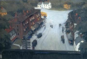 pueblo americano Edward Hopper Pinturas al óleo